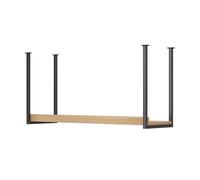 Étagères flottantes montées au plafond, étagère de rangement de cuisine, étagère à vin, étagère à suspendre pour la maison et le bar, design peu encombrant