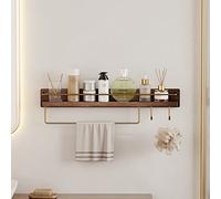 Étagères flottantes multifonctionnelles en bois pour salles de bains, cuisines et chambres à coucher, organiseur élégant pour décoration d'intérieur et économie d'espace