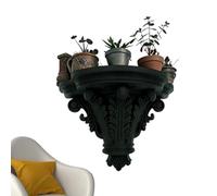 Étagères flottantes | Organisateur d'angle vintage gothique - Étagères murales flottantes pour décoration murale de chambre - pour salon, cuisine, salle de bain, appartement, ferme, hôtel, jardinière,