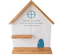 Étagères flottantes Petite étagère de rangement murale en forme de maison, étagères flottantes hétérosexuelles, bibliothèque murale créative, décoration murale de style nordique, charge portante 7 kg