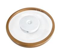 Étagères flottantes pour , décoration avec lumière LED, support d'entrepôt | Support d'affichage flottant lumineux, 25 x 25 cm, étagères flottantes pour plantes, étagère murale LED, pour salon