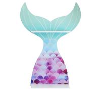 Étagères flottantes, queue de poisson pour chambre à coucher, décoration murale, couleur dégradée, organiseurs peu encombrants, décorations d'intérieur uniques, 2 étagères de rangement murales, pour