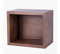 Étagères flottantes simples en bois cubique, étagères créatives à monter soi-même, supports TV 220 x 155 x 190 mm - Solutions modernes pour décoration d'intérieur peu encombrante