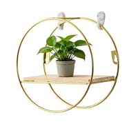 Étagères Flottantes - Support D'organisateur De Rangement De Forme Ronde | Étagères Murales, Rebord Mural, Support De Rangement Minimaliste, Décoration D'intérieur Moderne Pour Cuisine, Lieu De Travai