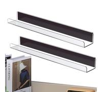 Étagères Flottantes,Support Magnétique en Acrylique Transparent,Étagère Magnétique De Rangement Pour Livres Et Chambre | pour Figurines Disques Livres Illustrés Jouets Salle de Bain Salon Chambre