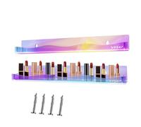 Étagères flottantes Transparentes en Acrylique : étagères murales en 2 Paquets pour Chambres, salles de Bains et Salons pour | Design Invisible antirouille idéal pour Les Jouets