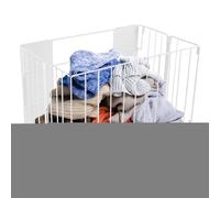 Étagères magnétiques pour machine à laver, organiseur de vêtements pliable, poubelle à peluches pour salle de bain, cuisine, dortoir, casier, appartement, maison, bureau, camping-car, armoire en métal