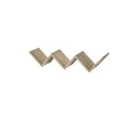 HOMCOM Etagères Murale Flottante Design Contemporain en V, Chêne Clair