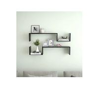 VidaXL 807269 étagères Bois Noir