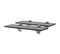 Schappen zwevend 2 st 30x20 cm 8 mm glas3051526