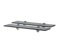 Etagère murale vidaXL Etagères murales 2 pcs Verre 50x10 cm 8 mm