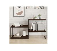 Vidaxl Étagères Murales 4 Pcs Chêne Marron 60x40x1,5cm Bois Ingénierie Multicolore