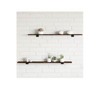 vidaXL Étagères murales 838285 – 4 pcs, tablettes suspendues avec rangement, étagères flottantes