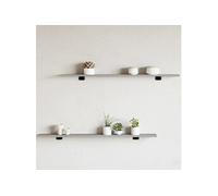 vidaXL Étagères murales 4 pièces – flottantes, tablettes suspendues – Sonoma gris