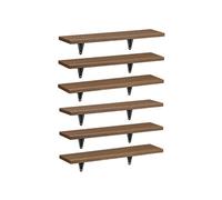 Etagères murales 6 pcs MC-331 43cm, 8kg max, pour montage mural