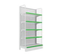 Étagères murales à 5 niveaux pour supermarché de vente au détail, étagères combinées de commodité commerciale, adaptées pour le commerce de détail, les fournitures de bureau ou l'organisation de