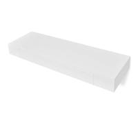 Étagères Murales Avec Tiroirs 2 Pcs Blanc 80 Cm Blanc