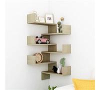 Étagères murales d angle 2 pcs Chêne sonoma Bois d’ingénierie Chêne sonoma G