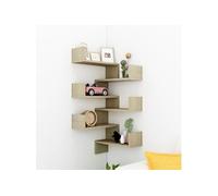 Etagères murales d angle 2 pcs Chêne sonoma Bois d'ingénierie