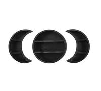 Étagères murales de Lune de Lune - étagère de Boucle décorative, décor de Chambre bohème, étagères rustiques suspendues Bois pour Cristaux, huiles essentielles, Accent estetic