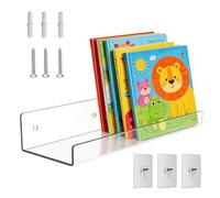 Étagères Murales en Acrylique | Organisateur Transparent Pour Figurines | Étagère Murale pour Cadres Photo - pour Salle de Bain, Bureau, Salon, Cuisine, Chambre, Atelier, Boutique et Collectionneurs