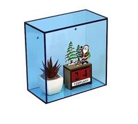 Étagères murales en acrylique - Petit organisateur mural pour décoration d'intérieur - Étagère de magasin pour un rangement facile et une solution murale élégante