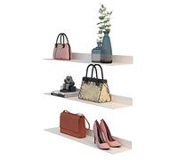 Étagères murales flottantes à DEL - Étagère en acier robuste pour décoration d'intérieur moderne, parfaite pour les chambres, les restaurants, les bars et les présentoirs de vente au détail - Solution