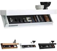 Étagères murales flottantes avec compartiment caché - Étagère secrète pour décoration d'intérieur moderne, parfaite pour le salon, la chambre à coucher ou le bureau