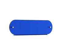 Étagères murales flottantes en Acrylique, étagères de Rangement Transparentes pour Salle de Bain (Bleu, 60 cm/23,6 po)