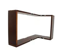 Étagères murales flottantes | Étagère de rangement en bois gracieuse - Étagère d'angle rurale comme organisateur mural | Pour salle de bain, cuisine, salon, bureau, etc