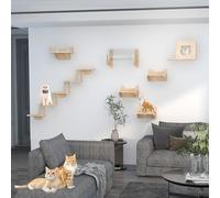Étagères murales for Chat, Ensemble de Meubles, Aire de Jeux, Couloir aérien, nid for Chat, Capsule Spatiale, Plateforme de Saut à Faire soi-même(Style 7)