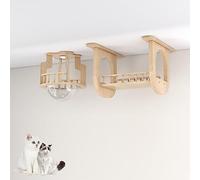 Étagères murales for Chats, Capsule Spatiale, Villa for, Couloir aérien, Tunnel, passerelle en Verre, etc. Meubles muraux Modernes for(Ceiling Combination 1)