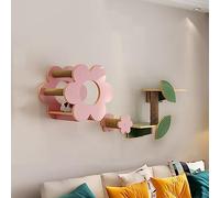 Étagères murales for Chats, nid for en Bois Massif, Plateforme de Saut for Jouant, Dormant et se prélassant(S1)