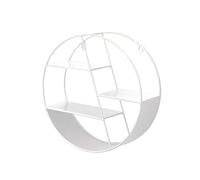 Étagères murales pour chambre à coucher - Étagères flottantes | Étagères murales rondes | Étagères flottantes | Décoration en métal | Petite étagère murale pour chambre à coucher, salon, salle de bain