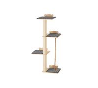 VEVOR Étagères Murales pour Chat 125cm, 4 Plateformes de Saut, Ensemble de Meubles Muraux, Charge 18,14 kg, Étagère Flottante d'escalade, Perchoir pour Chat en Bois de Pin 12 mm pour Dormir, Jouer