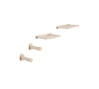 Etagères Murales pour Chat avec Plateformes Poteaux Meuble à Chat Lot de 4