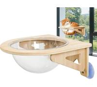 Étagères murales pour chat, grotte avec ventouses transparentes en forme de bulles, perchoir pour cuisine, salon, intérieur, appartement, chambre d'angle (blanc)