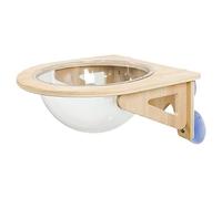 Étagères Murales Pour Chats, Conception À Ventouse À Bulles Transparentes, Acrylique/bois, Perchoirs Pour Animaux De Compagnie, Espace D'escalade Et De Repos Amusant, Matériau Robuste Et Sûr, Pour Les