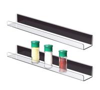 Étagères Murales | Présentoir En Acrylique Transparent | Étagère Magnétique De Rangement Pour Livres Et Chambre | pour Figurines Livres Jouets Réfrigérateur Bureau Chambre Salon Cuisine Salle de