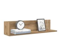 Vidaxl Étagères Murales 2 Pcs Chêne Artisanal 100x16,5x16,5 Cm Multicolore