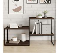 Étagères Murales Tablettes Suspendues 4 pcs Chêne Marron Bois Ingénierie vidaXL