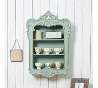 Étagères Murales Vintage : Présentoirs Décoratifs Muraux - Étagères De Rangement Rétro De Style Européen, Idéales Pour Les Cafés, Les Salons, Les Chambres, Les Cuisines Et Les Salles De Bain Green
