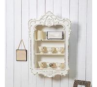 Étagères Murales Vintage : Présentoirs Décoratifs Muraux - Étagères De Rangement Rétro De Style Européen, Idéales Pour Les Cafés, Les Salons, Les Chambres, Les Cuisines Et Les Salles De Bain White