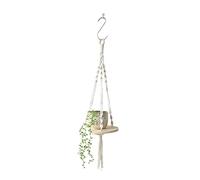 Étagères suspendues - Étagère en rotin | Décoration murale bohème | Étagère avec ficelle | Organisateur de rangement monté avec ficelle de pampilles en tapisserie pour salon, chambre à coucher