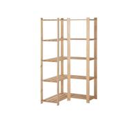 vidaXL Étagère d'angle 5 niveaux en pin 82,5x82,5x170 cm