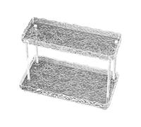 Étagnance De Salle De Salle Acrylique - Stand De Rack De Vanité Transparente, Plate-Forme De Stockage Acrylique À Plusieurs Niveaux | Style De Support Cosmétique Moderne, Utilisation De L'évier De Pla