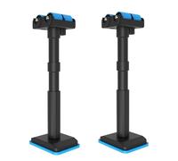 Etai De Soutien Télescopique Lot de 2 poteaux de Support réglables avec Rouleau, Dispositif de Levage Multifonction for réglage de la Hauteur, adapté à l'installation d'armoires
