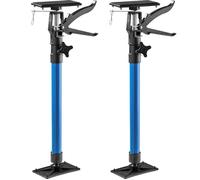 Étai - TECTAKE - Lot de 2 étais téléscopiques de soutien à gâchette réglables de 51 cm à 115 cm - Bleu
