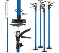 Étai - TECTAKE - Lot de 4 supports de plafond 115-290 cm, réglable en hauteur, capacité de 30 kg par support - Bleu