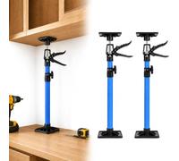 Étai Télescopique Réglable, Support de Placard50-115cm,Lot de 2,Bleu | Barre d'Appui pour Pose de Meubles, Cuisine, Salle de Bain, Outil de Bricolage Manuel,Bâton de Calage Anti-Déformation